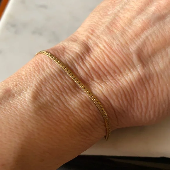 Vintage 12K Gold Link Bracelet - Picture 8 of 11